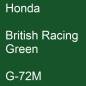 Preview: Honda, British Racing Green, G-72M.